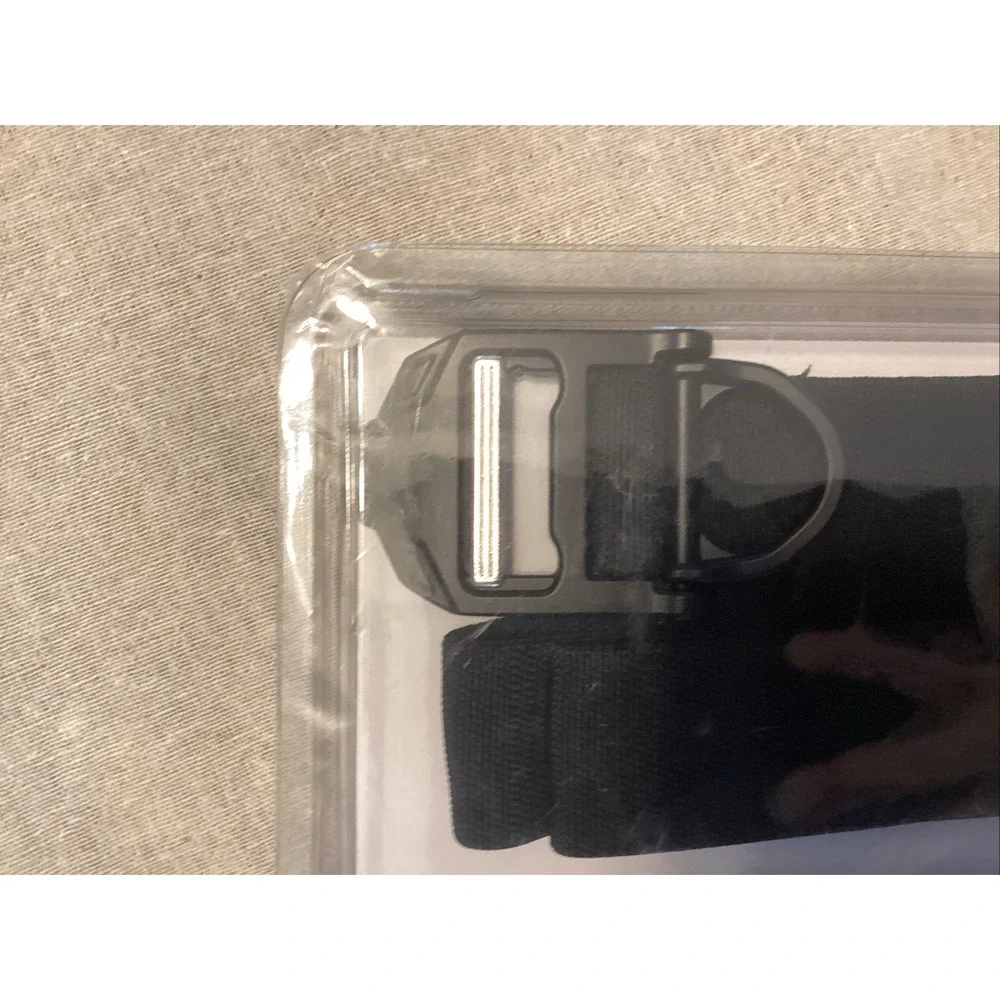 Teceum‎ Black Tactical Belt Quick Release Buckle Size Small
